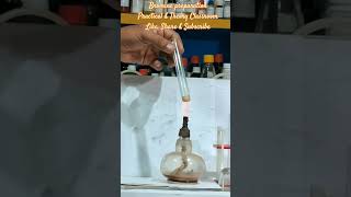 Bromine preparation  funny chemistry experiment shorts subscribe [upl. by Eenrahc]