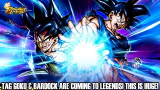 TAG GOKU amp BARDOCK ARE COMING TO DRAGON BALL LEGENDS THIS IS HUGE NEWS Dragon Ball Legends Info [upl. by Emmery83]