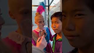 Poedertje nodig voor de show pietenkidz sinterklaas waddinxveen makeup shorts [upl. by Saberio]