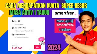 cara beli kuota super murah Smartfren terbaru 2024  Smartfren esim [upl. by Lirrad]