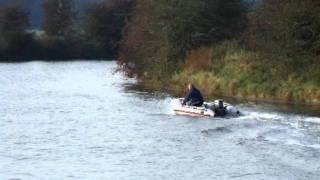 mariner 15 hp outboard 33m inflatable boat [upl. by Wayne]