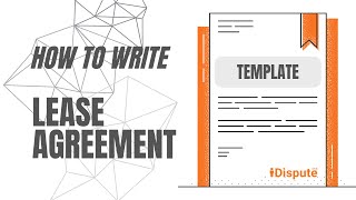 Lease Agreement  How to Write Like a Pro  iDispute  Online Document Creator and Editor [upl. by Savick]