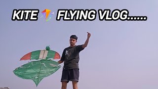 KITE 🪁 FLYING VLOG 2024 FIRST KITE 🪁 FLYING VLOG [upl. by Ettenaej]