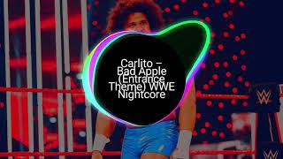 Carlito  Bad Apple Entrance Theme WWE Nightcore [upl. by Laban177]