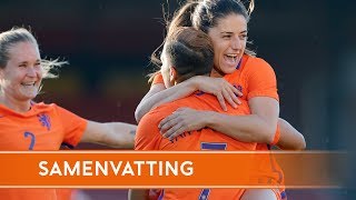 Highlights OranjeLeeuwinnen  Oostenrijk 1362017 [upl. by Bloem]