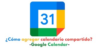 ¿Cómo agregar calendario compartido en PC Google Calendar [upl. by Dnomaid]