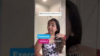 Exercise with your USMLE Preparation shorts [upl. by Hackett]