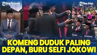 MOMEN PRESIDEN RI JOKOWI DIKERUBUTI Anggota DPR DPD amp MPR untuk Foto Selfi Setelah Dilantik [upl. by Berg]