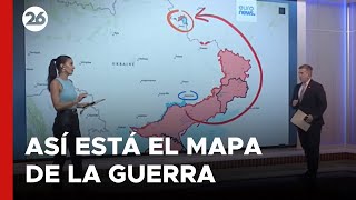 RUSIA  UCRANIA  Así está el MAPA de la GUERRA [upl. by Joshuah]