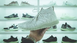 Adidas Consortium 4D Mid quotWhitequot Review  On Foot [upl. by Landry]