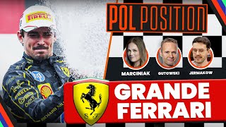 LECLERC WYGRYWA W WIELKIM STYLU GP WŁOCH  MCLAREN GONI RED BULLA A NORRIS VERSTAPPENA [upl. by Arihay]