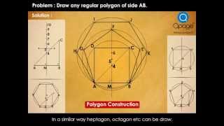 Basic Construction of Regular polygon [upl. by Neoma]