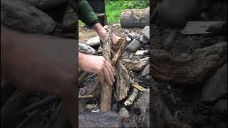 Outdoor Cooking 101 Steak survivalknife SurvivalGear outdoorcooking bushcraft outdoorskills [upl. by Charlena]