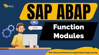 Function Modules in SAP ABAP  Best SAP ABAP Training  Ambikeya [upl. by Odilo6]