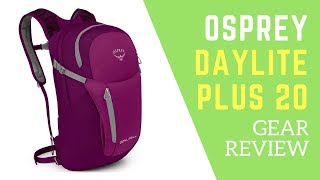 Gear Review  Osprey Daylite Plus 20  Long White Gypsy [upl. by Elnukeda824]