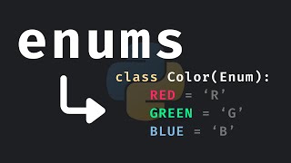 Enums Explained In Under 12 Minutes In Python [upl. by Noimad]