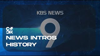 OUTDATED KBS News 9 Intros History since 1964 [upl. by Navis]