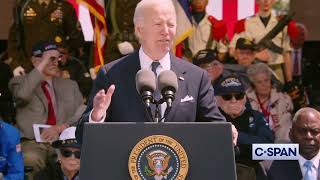 President Biden Full Remarks on 80th Anniversary of DDay in Normandy France [upl. by Seaton]