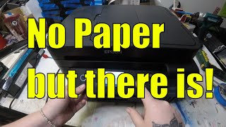 Unbelievable The Easiest Way to Fix a PAPER OUT Error [upl. by Einobe]