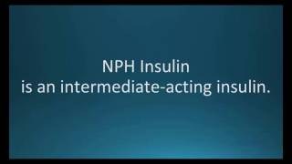 How to pronounce NPH insulin Humulin N Memorizing Pharmacology Flashcard [upl. by Ateuqahs77]