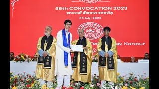 Farzan Adil Byramji on receiving the Presidents Gold Medal 2023 at 56th Convocation IITK [upl. by Naara704]