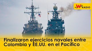 Finalizaron ejercicios navales entre Colombia y EEUU en el Pacífico [upl. by Norag]