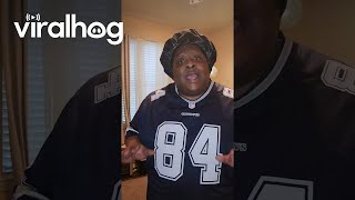 Longtime Dallas Cowboy Fan Divorces Team  ViralHog [upl. by Anohsal290]