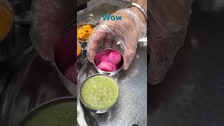 streetfood unlimitedkhana greatindianthali food delhincrfood indianfood indianstreetfood [upl. by Lateehs]