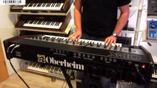 Oberheim OBX Vintage Analog Synthesizer 1979 quotI Robotquot [upl. by Levram]