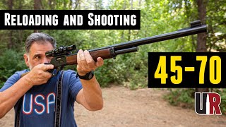 4570 Intro to Reloading and Shooting Marlin 1895 Lever Gun [upl. by Anotyal]