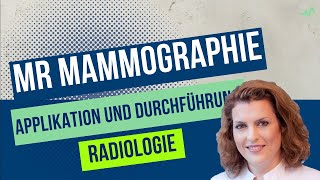 Radiologie  MR Mammographie Applikation [upl. by Colville]