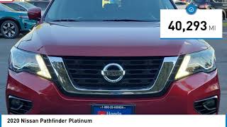 2020 Nissan Pathfinder Pasadena Los Angeles Glendale Alhambra Cerritos Orange County 2401841B [upl. by Trevorr]