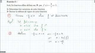 Croissance linéaire  Exercice I [upl. by Faustine]