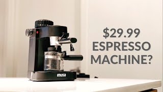 I Tested Amazons Cheapest Espresso Machine So You Dont Have To [upl. by Aihsekat54]