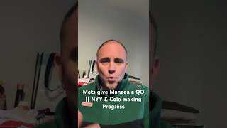 Mets extend QO to Manaea NYY amp Cole making Progress mets yankees mlbplayoffs youtubeshorts [upl. by Naynek368]