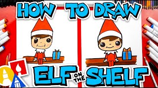 How To Draw Elf On The Shelf [upl. by Ahsyle599]