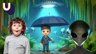 Alphabet Adventure quotUquot For Umbrella Learning With Fun Cool Things for Kids learning alphabets [upl. by Ahsinrad229]