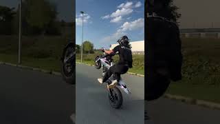 Easy ✌️♥️ supermoto wheelie [upl. by Adian]