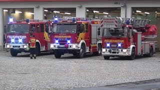 ALARMIERUNG  ALARMFAHRTEN Gefahrgutübung SaaleOrlaKreis Pößneck [upl. by Ahsinna743]