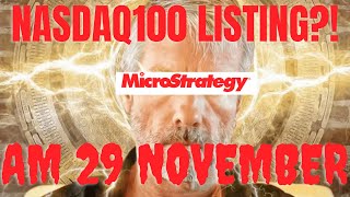 MicroStrategy im NASDAQ100  November Kalender [upl. by Ahsitil49]