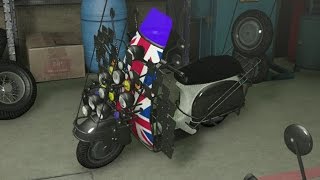 GTA 5 ONLINE quotBIKERSquot DLC  quotFaggio Modquot BUYING amp CUSTOMIZING SPREE GTA V [upl. by Oiluarb462]