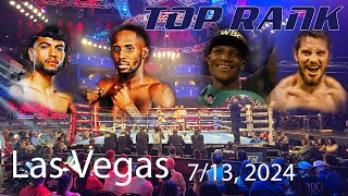 Top Rank Boxing Las Vegas 7132024 [upl. by Vivl]