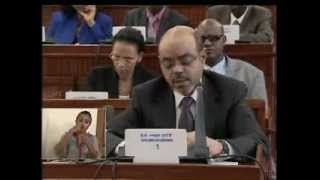 Meles Zenawis address to Parliament Part 1 [upl. by Itaws]