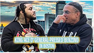 Benzino Gets Pressed By Local Artist King Ace D’General In Boston [upl. by Thant652]