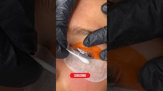 Lash lift tutorial beautiful beauty lashes lashlift shorts elleebanalashlift7235 [upl. by Yerhcaz]