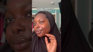 How to get glowydewy skin on dark skin ✨ shorts skincare skincareroutine [upl. by Aduh]