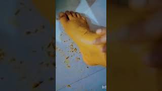 Foot spa at home relaxing spa viralvideo youtubeshorts [upl. by Kitrak]