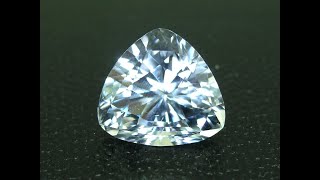 Natural Jeremejevite  11 Carat Trillion  GIT certified and Museum Piece [upl. by Sillaw]