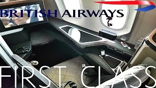 British Airways FIRST CLASS Austin to London7879 Dreamliner [upl. by Norrabal]