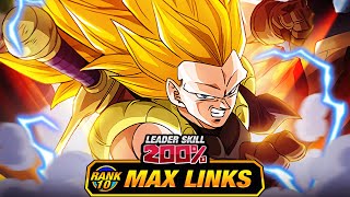 HES TERRIBLE CHAT LEVEL 10 LINKS 100 EZA AGL SSJ3 XENO GOTENKS DBZ Dokkan Battle [upl. by Ordnazil547]